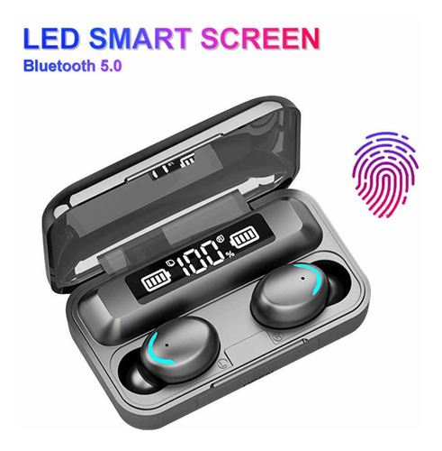 Auriculares Bluetooth F9-5 Plus Tws Tactil 5hs D Musica Gtia