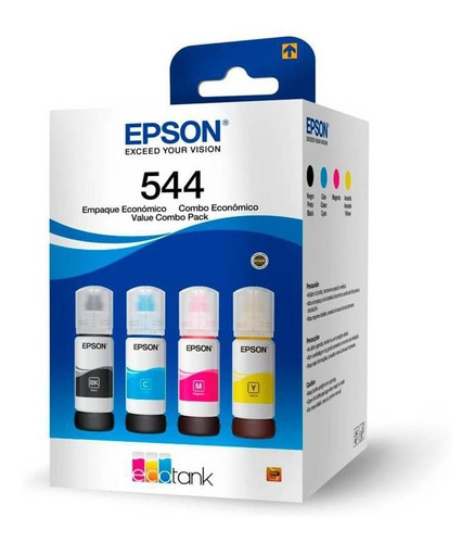 Tinta Epson Original Pack T544 L3110 L3150 L3210 L3250 L5190