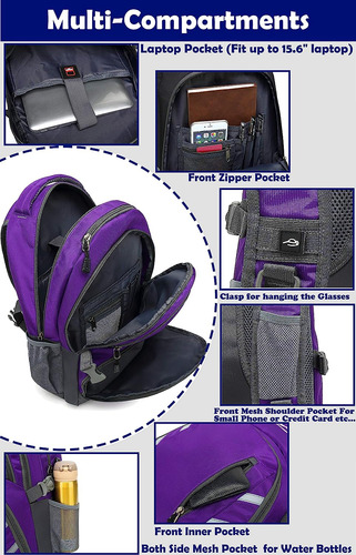 Mochila Para Computadora Antirrobo Puerto Usb