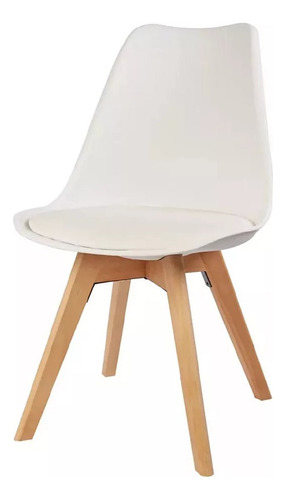 Sillas Comedor Tulip Eames A2 Con Almohadon Nordicas X2 Unid