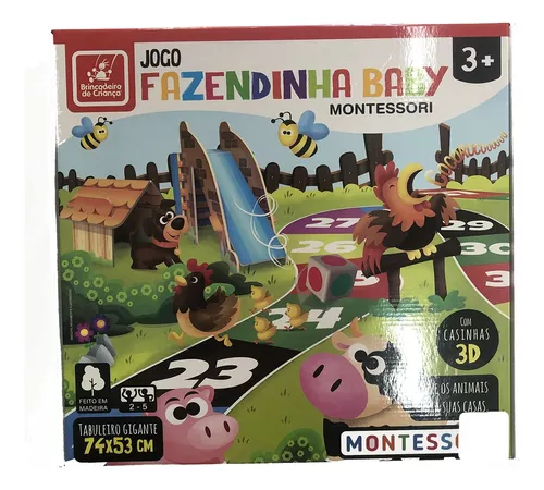 Fazendinha Baby - Jogo Montessori - A Casinha Brinquedos