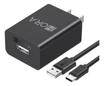 Comprar Cargador USB Tipo C 10W Carga 1Hora Cargadores con 1M Cable USB A Tipo C Negro Compatible con Samsung, Xiaomi, Huawei