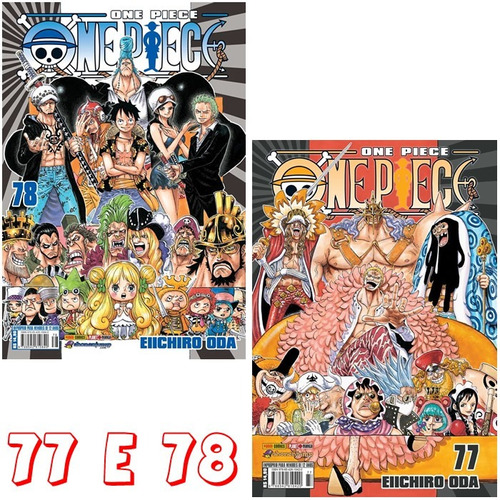 One Piece 77 E 78! Mangá Panini! Novo E Lacrado!