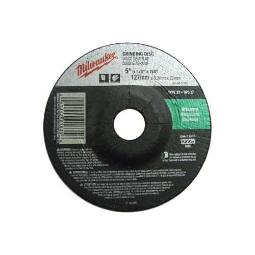 Disco Para Corte De Concreto 5  X 1/4  X 7/8  12,225 Rpm