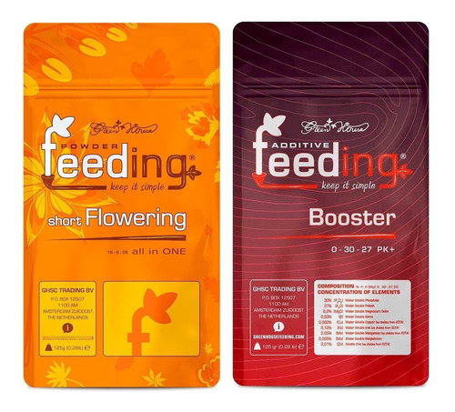 Fertilizante Powder Feeding Short 125grs Pk Booster 125gr