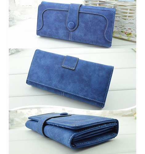 Imagen 5 de 6 de Monedero Mujer Gamuza Nobuck Retro Lady Cartera