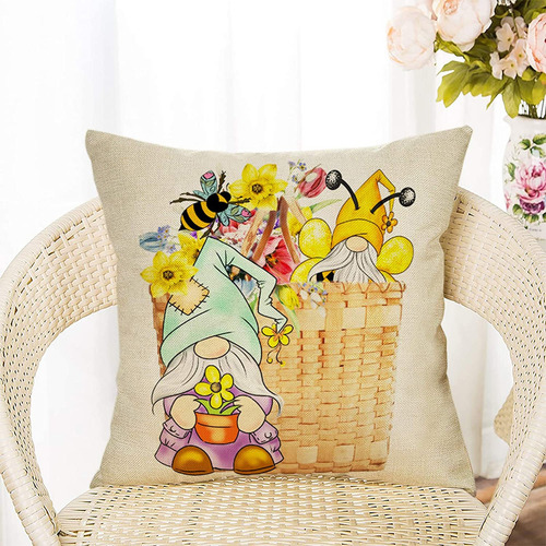 Fundas De Cojín Decorativas V Honeybees Para Sofá Cou 2120