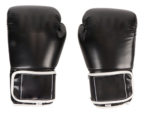 Guantes De Boxeo Unisex, 1 Par, Negros, Para Entrenamiento D