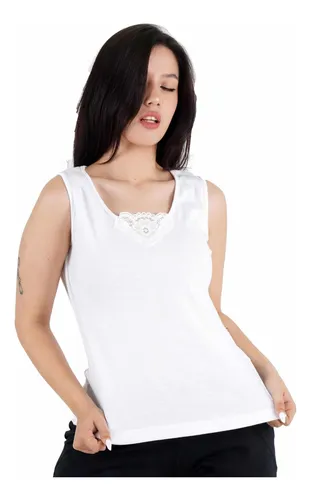 Camisetas sin manga para mujer deals