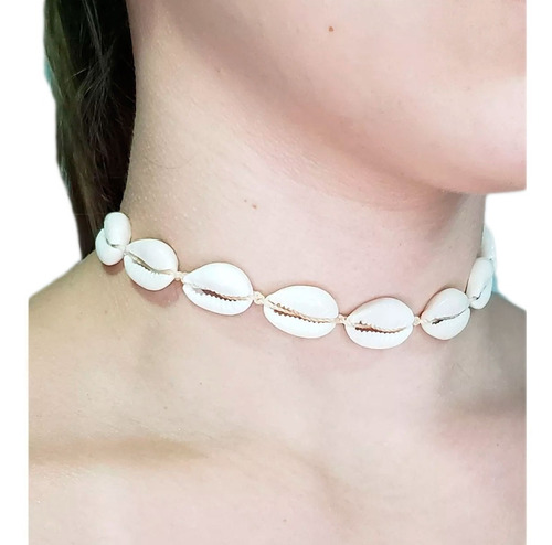 Choker Buzios Concha Colar Vsco Moda Praia Feminina