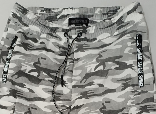 Pants Jogger Encrypted Savage Camuflaje Cargo (Usado)