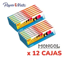 Comprar Pack O Combo De 12 Cajas De Lapiz Mongol Hb N°2 Triangular