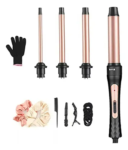 Tubo Rizador Ondulador 4 En 1 Rizos Perfectos