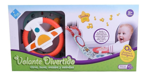 Juego Didáctico Volante Bebe Divertido Para Auto Duende 7436