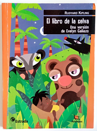 Libro De La Selva Rudyard Kipling Azulejos Ed Estrada Libro