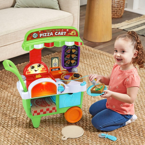 Vtech Leapfrog Juguete Carrito Para Pizza, Luces Y Sonidos. Color Verde