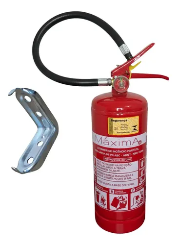 Extintor de incêndio PQS ABC 4kg Extimpel