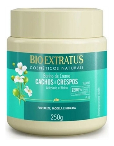 Banho De Creme Cachos E Crespos Rícinio Bio Extratus 250g