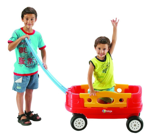 Carro Tipo Americano Wagon De Arrastre Gigante Rotoys