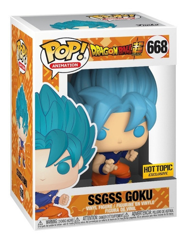 Funko Pop Dragon Ball Z Ssgss Goku Hot Topic