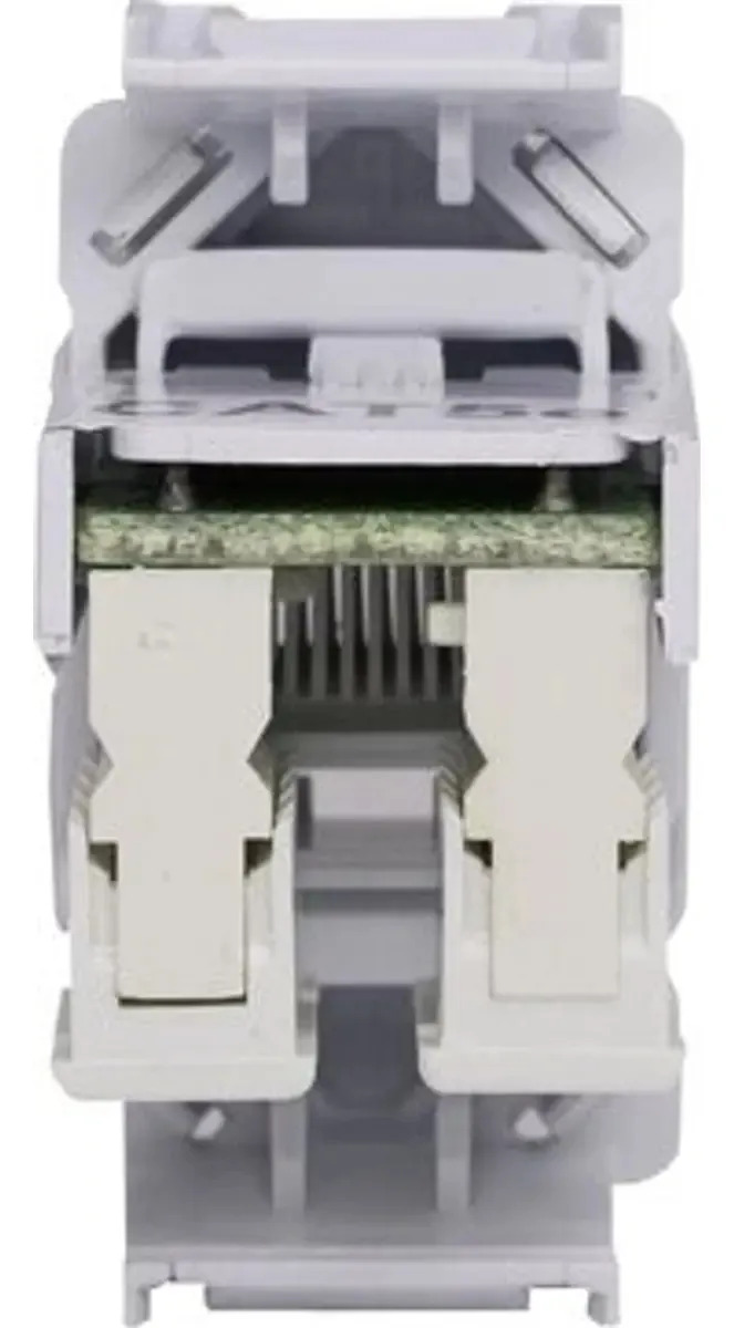 Módulo De Tomada De Informática Rj45 Branco/ouro Rose Novara