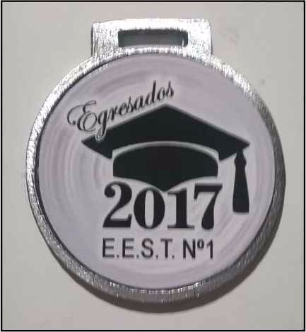 22 Medallas Egresados Primaria Jardin Colegio Escolar 35 Mm.
