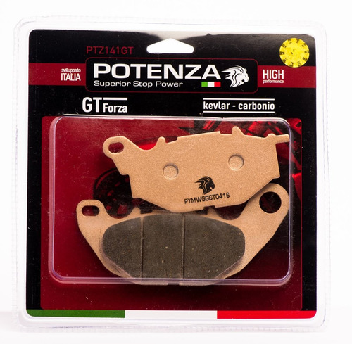 Pastilhas Freio Potenza Ptz141gt Dianteiras  R3 Mt-03 Mt03