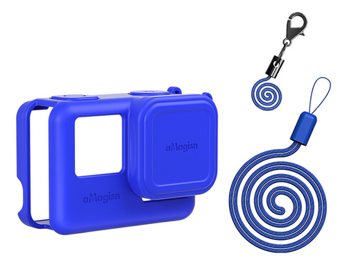 Kit De Protección De Cámara. Cámara Insta Con Asa De Silicon