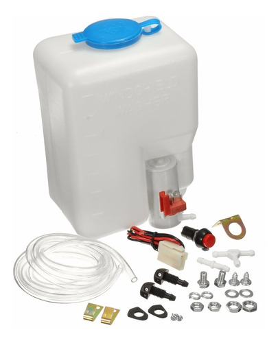Imagen 2 de 5 de Lava Parabrisa Kit Completo Bomba Instalacion Lavaparabrisas