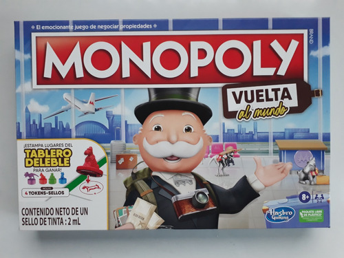 Monopolio Monopoly Vuelta Al Mundo Original Hasbro Nuevo 