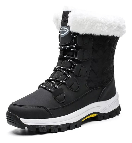 Nuevas Botas De Nieve De Invierno Impermeables Y Cálidas Par