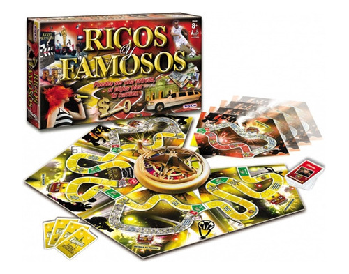 Juego De Mesa Ricos Y Famosos  Toyco