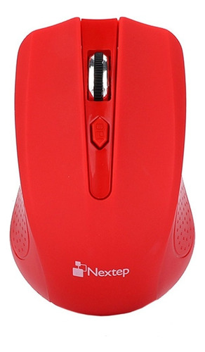 Mouse Inalambrico Nextep Ne-411 Usb Rojo 1600 Dpi