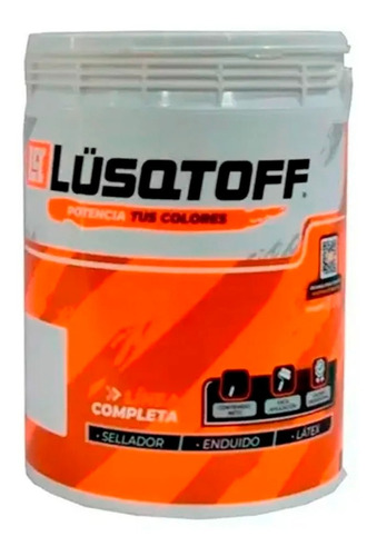 Pintura Latex Interior 4lts Blanco Pared Lusqtoff Llint4-8 P