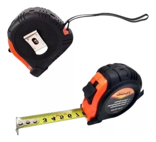 Kit 6 Trena De Aço 5m Emborrachada Trava Profissional Sparta