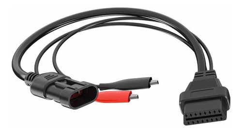 Cable Adaptador Fiat Obd1 A Obd2 3 Pines A 16 Pines