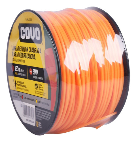 Nylon Para Desmalezadora Cuadrado 3.3 Mm X  125mts 