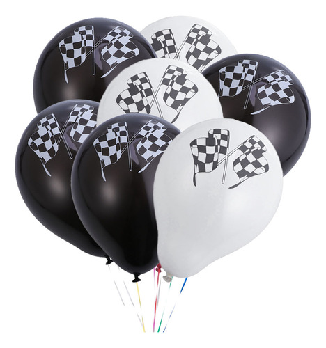 Globos Para Coche De Fiesta De Carreras, 20 Unidades