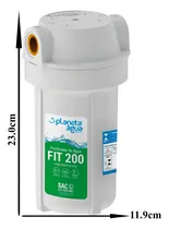 Comprar Purificador Água Filtro Planeta Água Fit 200 Torneira Pia Bebedouro Carvão Ativado POU Branco
