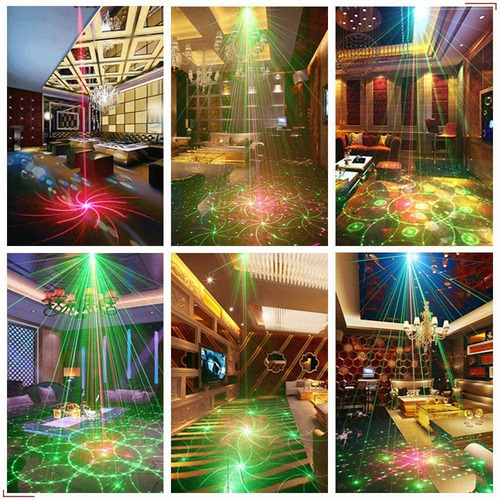 Party Luces Estroboscópicas Fase Proyector Control Remoto