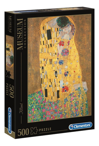 Quebra-cabeça Clementoni Museum Collection Klimt  - Il Bacio 35060 de 500 peças