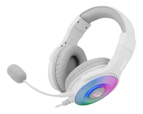 Imagen 4 de 8 de Auricular Redragon H350 Pandora White Rgb 7.1 Con Cable Usb