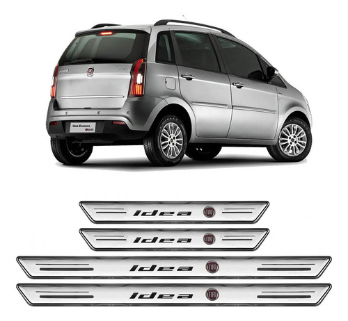 Soleira Platinum Fiat Idea 2005 2006 2007 A 2014 2015 2016