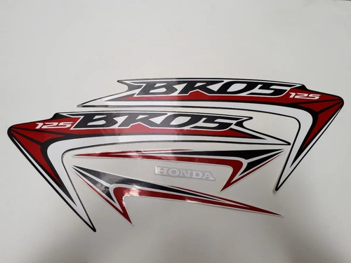 Kit Adesivo Jogo Faixa Moto Honda Bros 125 2014 Preta