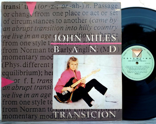 John Miles Band - Transicion - Lp Vinilo Año 1985 - Alexis31