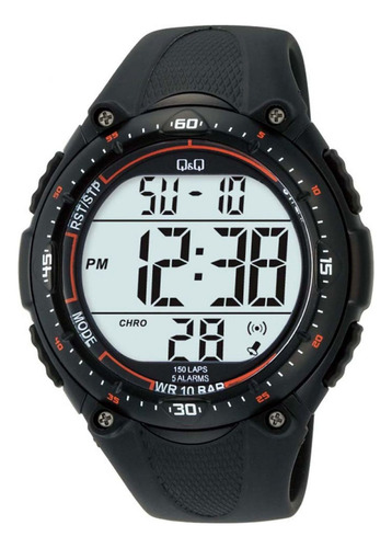 Reloj Para Hombre Q&q M010 M010j001y Negro