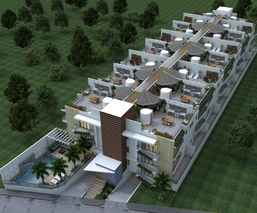 Penthouse En Venta En Punta Cana, 2 Habitaciones, Con Acceso