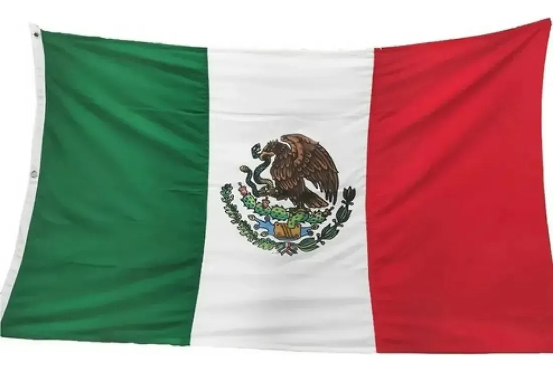 Bandera De Intemperie De Mexico 60x1.05