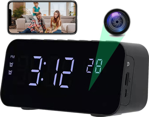 Camara Espia Wifi Reloj Oculta Vision Nocturna 128gb 115 Hrs