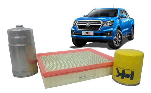Kit Filtros Df6 New Rich 6 Zna Dongfeng Rich 6 ( Tripack )